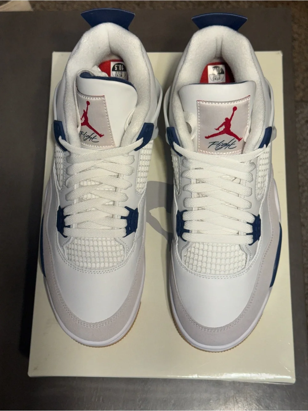 Jordan Retro 4 x Nike SB “Navy” Size 10.5